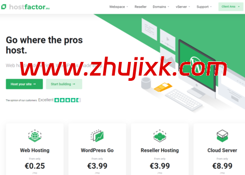 HostFactor:德国 vps,1 核/0.5GB/10 GB NVMe/1 TB/1Gbps 带宽,€1.66/月 HostFactor:德国 vps,1 核/0.5GB/10 GB NVMe/1 TB/1Gbps 带宽,€1.66/月