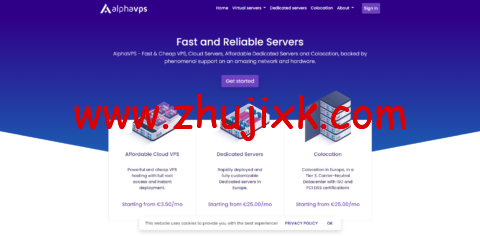 AlphaVPS：保加利亚大硬盘 VPS，1 核/512M 内存/128G HDD 硬盘/500G 流量/1Gbps 带宽，€15/年起