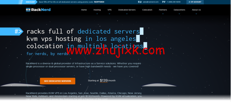 RackNerd:美国 vps,洛杉矶纽约机房,4 核/8GB/100G SSD/5TB 流量,/年 RackNerd:美国 vps,洛杉矶纽约机房,4 核/8GB/100G SSD/5TB 流量,/年