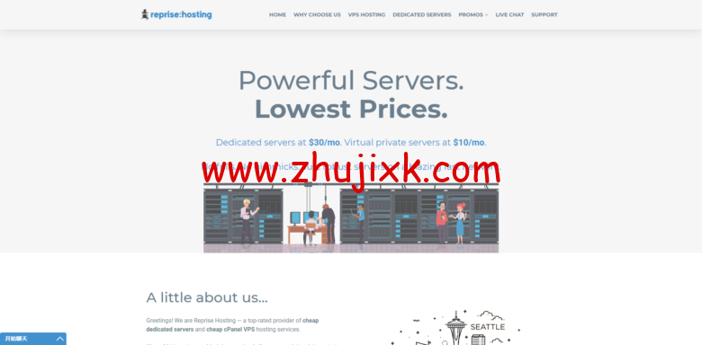 RepriseHosting:.97/月-L5640,16G 内存,1TB 硬盘,10TB 月流量,西雅图机房 RepriseHosting:.97/月-L5640,16G 内存,1TB 硬盘,10TB 月流量,西雅图机房