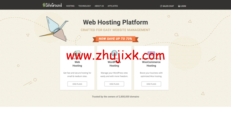SiteGround 主机秋季促销活动启动，原价 14.99 美金的 StartUp 计划，现价只需 3.99 美金