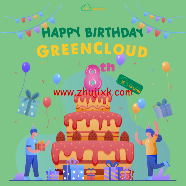 GreenCloudVPS:黑色星期五,八周年促销,VPS 年付五折起,10G 口大盘鸡年付 起,8 核/8g/88G 硬盘/G 口套餐,三年付 GreenCloudVPS:黑色星期五,八周年促销,VPS 年付五折起,10G 口大盘鸡年付 起,8 核/8g/88G 硬盘/G 口套餐,三年付