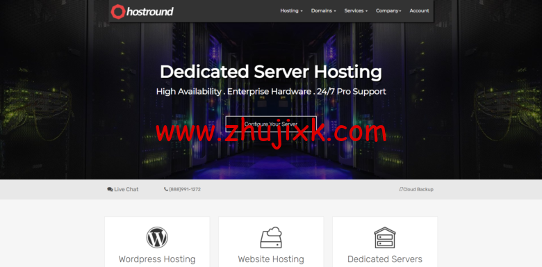 HostRound：美国 CN2 GIA 独立服务器 100TB 流量 139.99 美元/月，洛杉矶/纽约/达拉斯机房