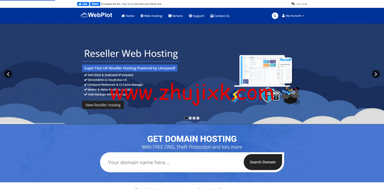 webplot.co.uk：黑色星期五，英国 vps，虚拟主机高达 70%折扣，月付£2.89 起，年付特价£12.99，独立服务器£69.99/月起