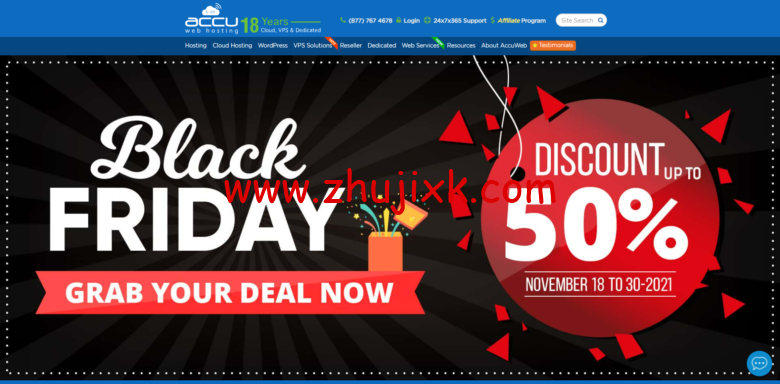 #黑五#accuwebhosting:首购丹佛机房终身 50%的折扣,月付 alt= #黑五#accuwebhosting:首购丹佛机房终身 50%的折扣,月付 width=