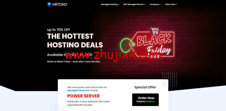 #黑五#virtono：全场最低 3 折优惠，标准 vps 首月€2.68 起，大内存 vps 首月€18 起，大硬盘 vps 首月€30 起