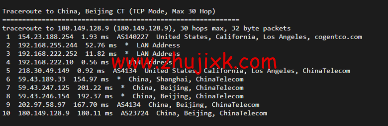 华纳云：美国独立服务器，E5-2660/16G 内存/50MCN2+AS9929 线路，简单测评