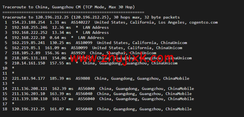 华纳云：美国独立服务器，E5-2660/16G 内存/50MCN2+AS9929 线路，简单测评