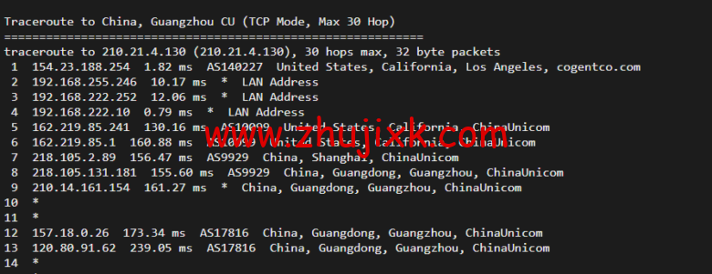 华纳云：美国独立服务器，E5-2660/16G 内存/50MCN2+AS9929 线路，简单测评