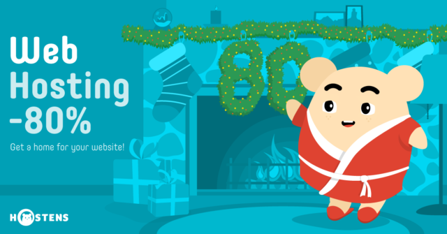 Hostens：圣诞促销，共享主机最高优惠 70%，低至 width=