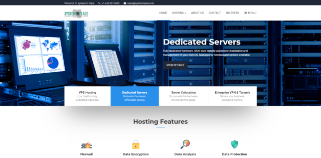 SystemInPlace：美国便宜独服，2*E5-2660v2/128GB 内存/2TB SSD 硬盘/40TB 流量/1Gbps 带宽，9/月