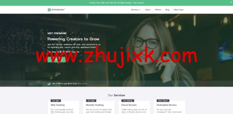 Stromonic：印度 vps，1 核/1GB 内存/15GB SSD 硬盘/500GB 流量/1Gbps 端口，.95/年