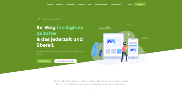 VisionHost24：德国 vps，1 核/1GB 内存/10GB SSD 硬盘/1TB 流量/500Mbps-1Gbps 端口，€2.5/月