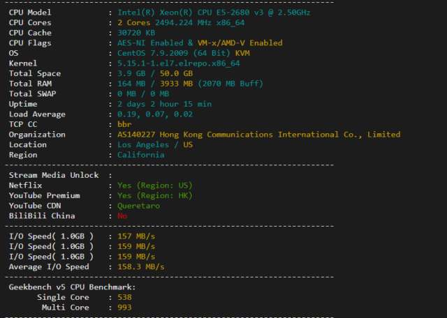 华纳云:cn2 gia+AS9929,美国云服务器简单测评 华纳云:cn2 gia+AS9929,美国云服务器简单测评