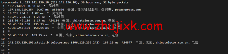 raksmart：美国圣何塞云服务器，大陆优化（部分地区回程三网 cn2）网络，简单测评