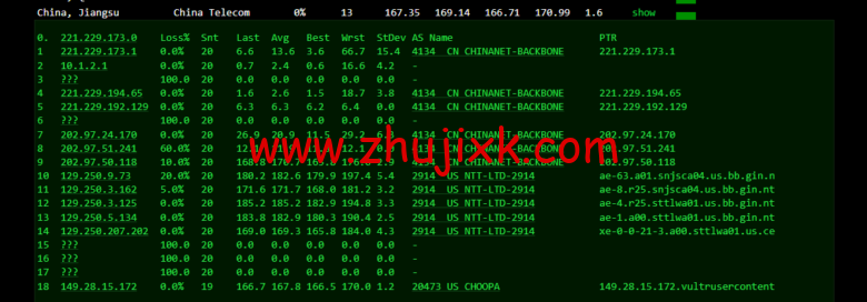 Vultr：西雅图机房云服务器测评 2022：下载速度、速度延迟、路由丢包、性能测评、流媒体解锁等