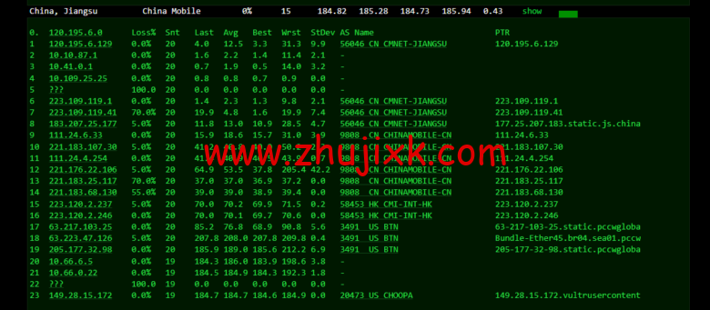 Vultr：西雅图机房云服务器测评 2022：下载速度、速度延迟、路由丢包、性能测评、流媒体解锁等