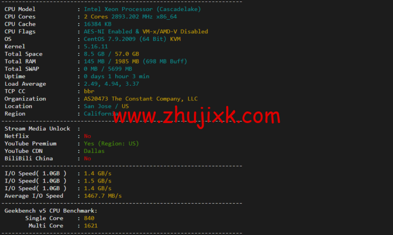 Vultr:圣何塞机房云服务器测评 2022:下载速度、速度延迟、路由丢包、性能测评、流媒体解锁等 Vultr:圣何塞机房云服务器测评 2022:下载速度、速度延迟、路由丢包、性能测评、流媒体解锁等