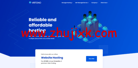 virtono:春季大促,1 核/1G 内存/30G SSD 硬盘/2TB 流量,€29.95/年, virtono:春季大促,1 核/1G 内存/30G SSD 硬盘/2TB 流量,€29.95/年,