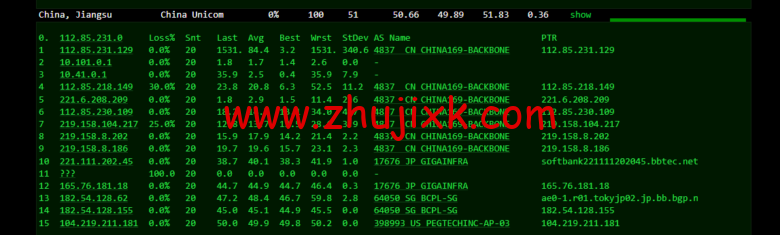 raksmart:日本云服务器,大陆优化网络(部分地区 cn2,as4837 回国),简单测评 raksmart:日本云服务器,大陆优化网络(部分地区 cn2,as4837 回国),简单测评