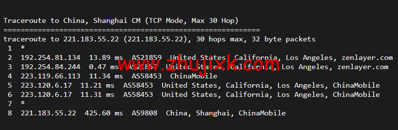 搬瓦工：DC8 ZNET（USCA_8），洛杉矶机房简单测评