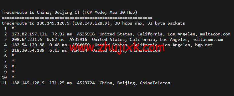 搬瓦工：DC4 MCOM（USCA_4）美国洛杉矶 Multacom 机房直连线路，简单测评
