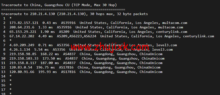 搬瓦工：DC4 MCOM（USCA_4）美国洛杉矶 Multacom 机房直连线路，简单测评