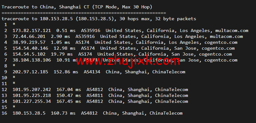 搬瓦工：DC4 MCOM（USCA_4）美国洛杉矶 Multacom 机房直连线路，简单测评