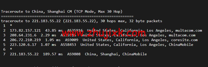 搬瓦工：DC4 MCOM（USCA_4）美国洛杉矶 Multacom 机房直连线路，简单测评