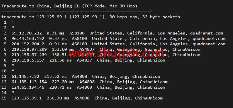 搬瓦工：DC2 QNET（USCA_2）美国洛杉矶 QuadraNet 机房，简单测评