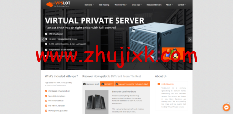 vpslot：拉脱维亚 vps，1 核/1G 内存/10G SSD 硬盘/不限流量/1Gbps 带宽，/月起