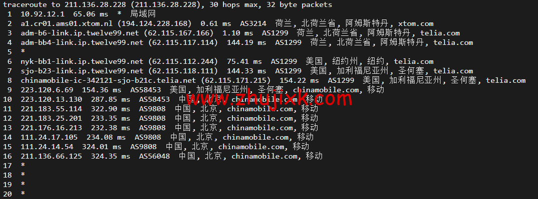 搬瓦工：荷兰阿姆斯特丹 EUNL_9 机房联通高端路线 AS9929/AS10099，简单测评