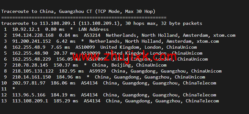 搬瓦工：荷兰阿姆斯特丹 EUNL_9 机房联通高端路线 AS9929/AS10099，简单测评