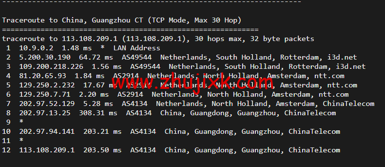 搬瓦工：荷兰阿姆斯特丹机房 EUNL_3 普通线路，简单测评