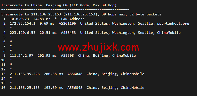 斯巴达(SpartanHost)：西雅图机房高防 vps，AMD Ryzen 5950X KVM VPS（电信联通 AS4837 回程，移动直连），简单测评