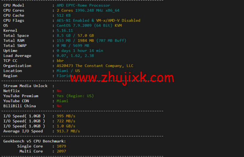 Vultr:迈阿密机房云服务器测评 2022:下载速度、速度延迟、路由丢包、性能测评、流媒体解锁等 Vultr:迈阿密机房云服务器测评 2022:下载速度、速度延迟、路由丢包、性能测评、流媒体解锁等