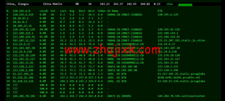Vultr：达拉斯机房云服务器测评 2022：下载速度、速度延迟、路由丢包、性能测评、流媒体解锁等