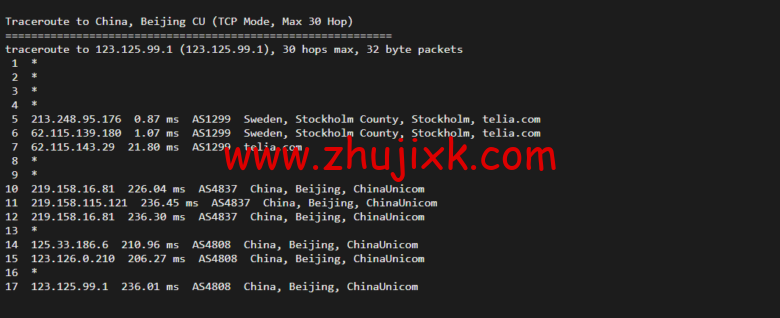 Vultr：瑞典斯德哥尔摩机房云服务器测评 2022：下载速度、速度延迟、路由丢包、性能测评、流媒体解锁等