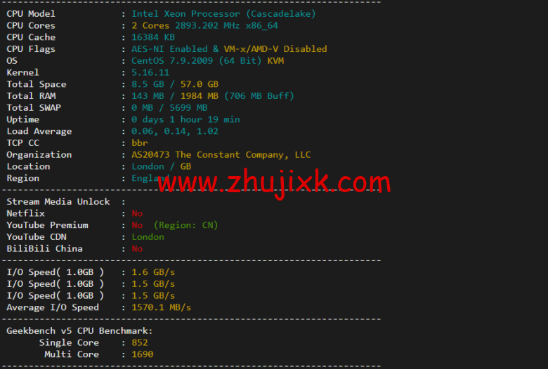 Vultr:英国伦敦机房云服务器测评 2022:下载速度、速度延迟、路由丢包、性能测评、流媒体解锁等 Vultr:英国伦敦机房云服务器测评 2022:下载速度、速度延迟、路由丢包、性能测评、流媒体解锁等