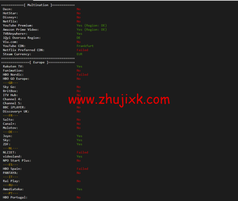 Vultr：德国法兰克福机房云服务器测评 2022：下载速度、速度延迟、路由丢包、性能测评、流媒体解锁等