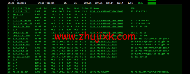 Vultr：德国法兰克福机房云服务器测评 2022：下载速度、速度延迟、路由丢包、性能测评、流媒体解锁等