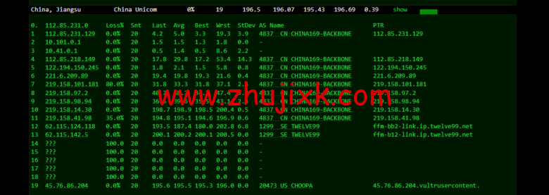 Vultr：德国法兰克福机房云服务器测评 2022：下载速度、速度延迟、路由丢包、性能测评、流媒体解锁等