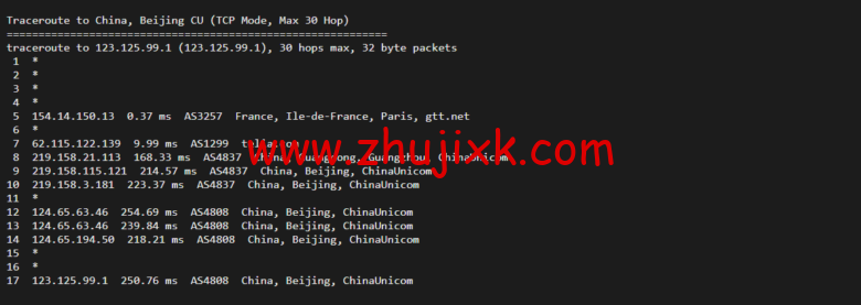 Vultr：法国巴黎机房云服务器测评 2022：下载速度、速度延迟、路由丢包、性能测评、流媒体解锁等