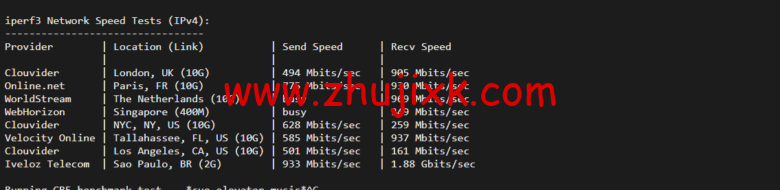 Vultr：巴西圣保罗机房云服务器测评 2022：下载速度、速度延迟、路由丢包、性能测评、流媒体解锁等