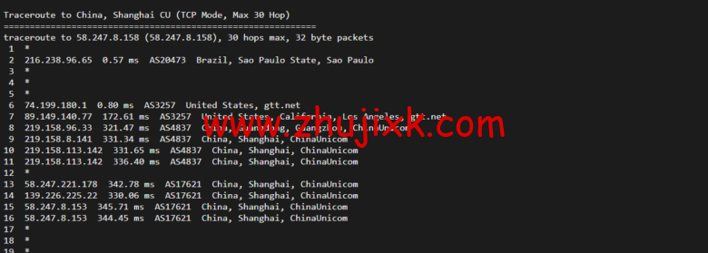 Vultr：巴西圣保罗机房云服务器测评 2022：下载速度、速度延迟、路由丢包、性能测评、流媒体解锁等