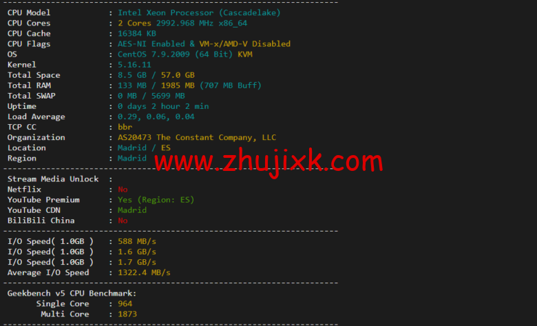 Vultr:西班牙马德里机房云服务器测评 2022:下载速度、速度延迟、路由丢包、性能测评、流媒体解锁等 Vultr:西班牙马德里机房云服务器测评 2022:下载速度、速度延迟、路由丢包、性能测评、流媒体解锁等