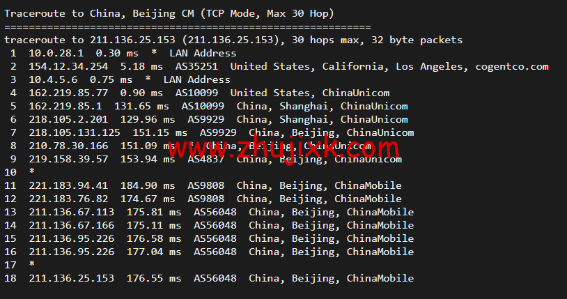 10gbiz：洛杉矶 CU2 VIP 云服务器（CU2 VIP）线路，简单测评