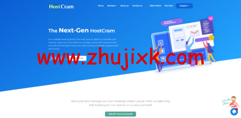 hostcram：美国达拉斯 VPS，i9-11900K 高性能 VPS，1 核/2G 内存/40g NVMe/2T 流量/1Gbps 带宽，首月/月，续费/月