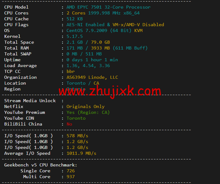 Linode:加拿大多伦多机房简单测评,附最新优惠码 - 新用户注册赠送 0 美金免费账户余额 Linode:加拿大多伦多机房简单测评,附最新优惠码 - 新用户注册赠送 0 美金免费账户余额
