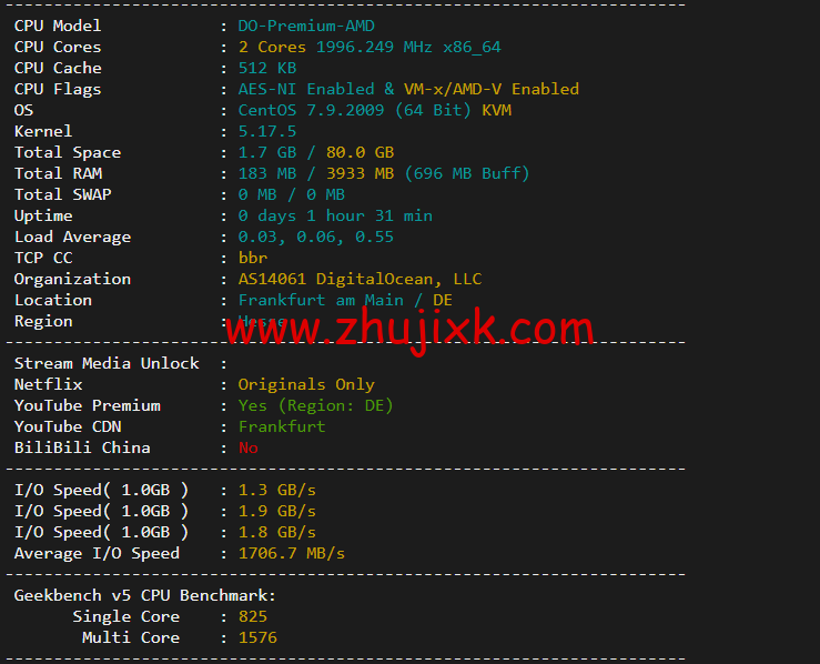 #2022 年 5 月#DigitalOcean:德国法兰克福机房简单测评 #2022 年 5 月#DigitalOcean:德国法兰克福机房简单测评
